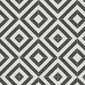 Faus Retro BLACK AND WHITE PATTERN TILE S185210